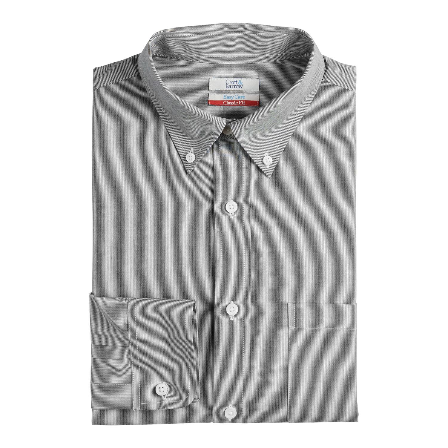 Easy-Care Button-Down Collar Dress Shirt